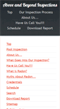 Mobile Screenshot of aboveinspect.com